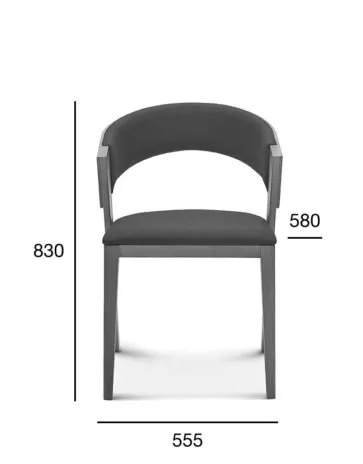 Krzesło B-1404 COSY tapicerowane