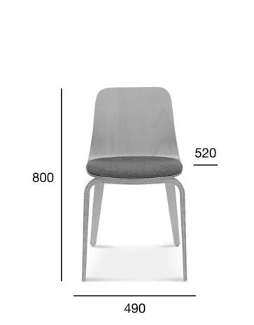 Krzesło A-1802 HIPS tapicerowane