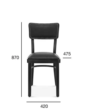 Krzesło A-9610/6 NOVO tapicerowane z pinezkami