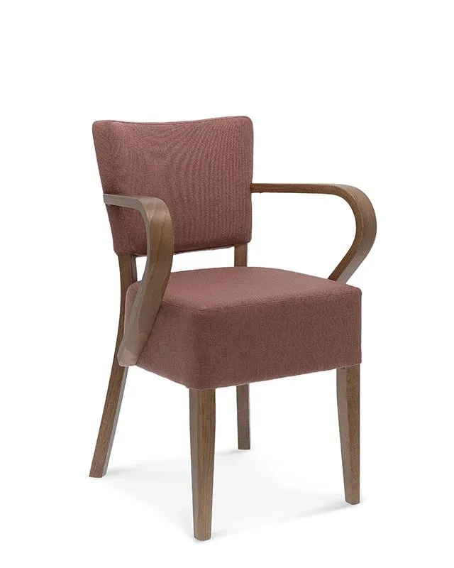 Krzesło B-9608/1 TULIP 2 tapicerowane z podłokietnikami