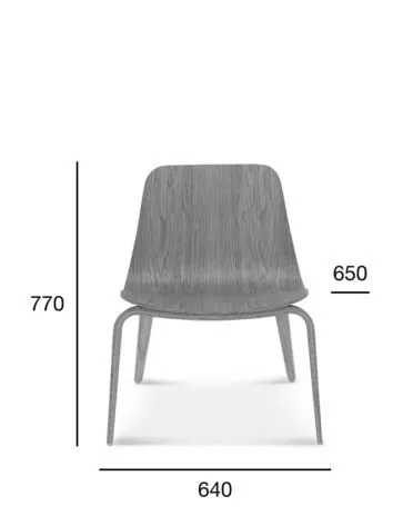 Fotel B-1802 HIPS twardy