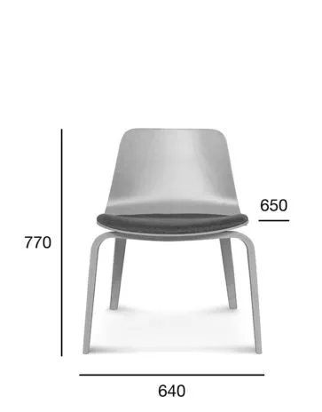 Fotel B-1802 HIPS tapicerowany