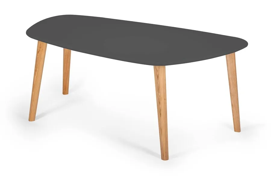 Stolik kawowy ENDOCARP 110x66x45 cm - grafitowy