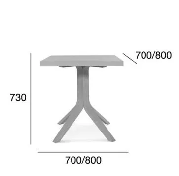 Stół ST-1711 HEY 70x70