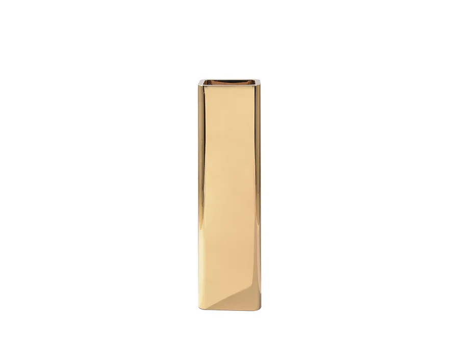 Lustrzana wysoka donica HT004-1 90 cm - złoty