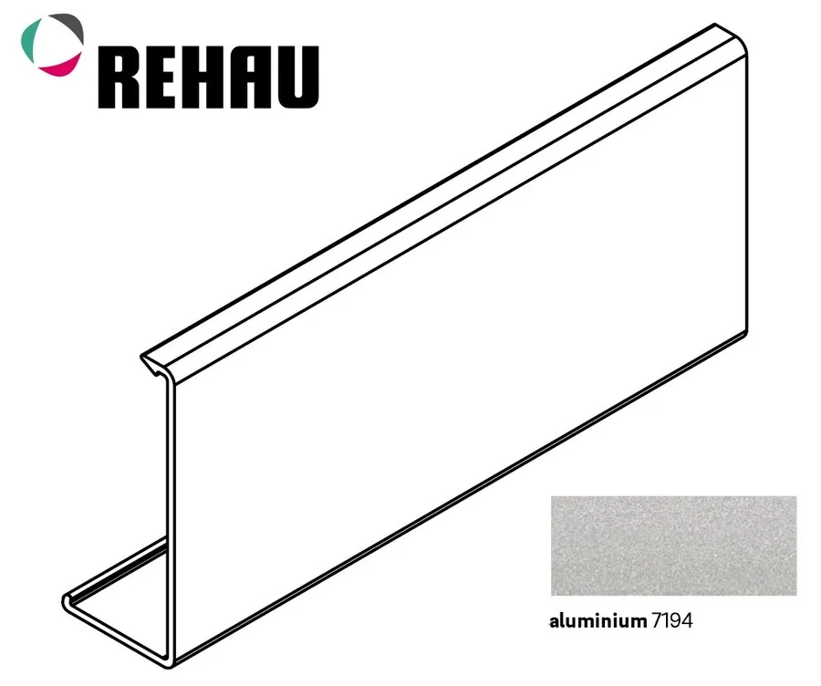Pokrywa do prowadnicy FRAME - aluminium / dł. 250 cm 