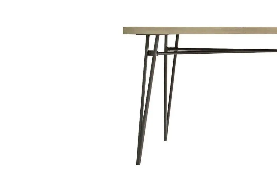 Stół ADESSO 180x80 - czarny/beżowy