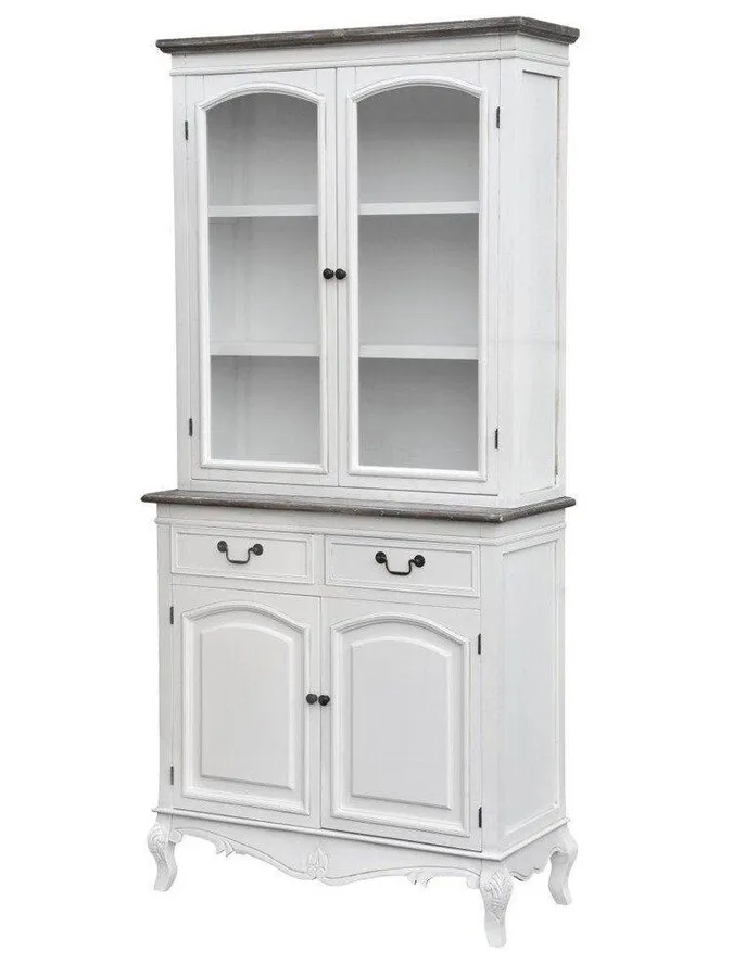 Kredens prowansalski RIMINI WHITE 01 - biały