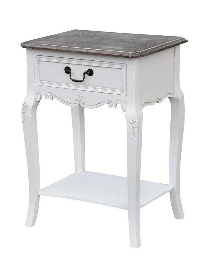 Stoil prowansalski RIMINI WHITE 019 - biały