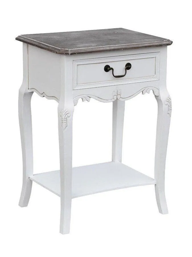 Stoil prowansalski RIMINI WHITE 019 - biały