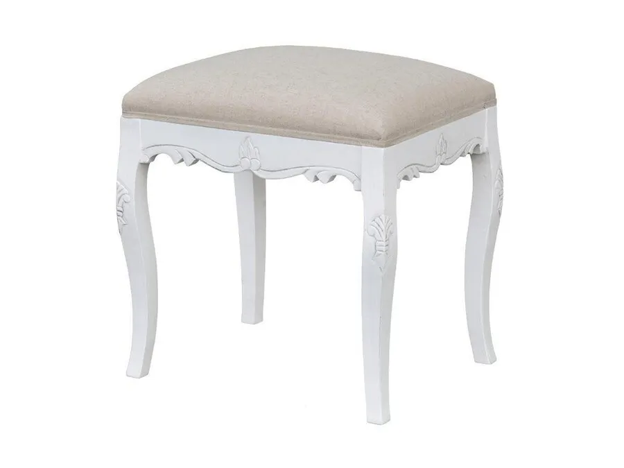 Siedzisko tapicerowane RIMINI WHITE 046 - biały