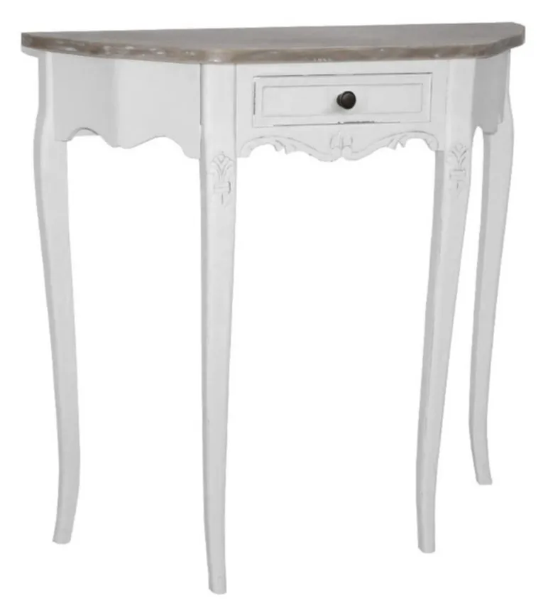 Konsola półokrągła RIMINI WHITE 033 - biały