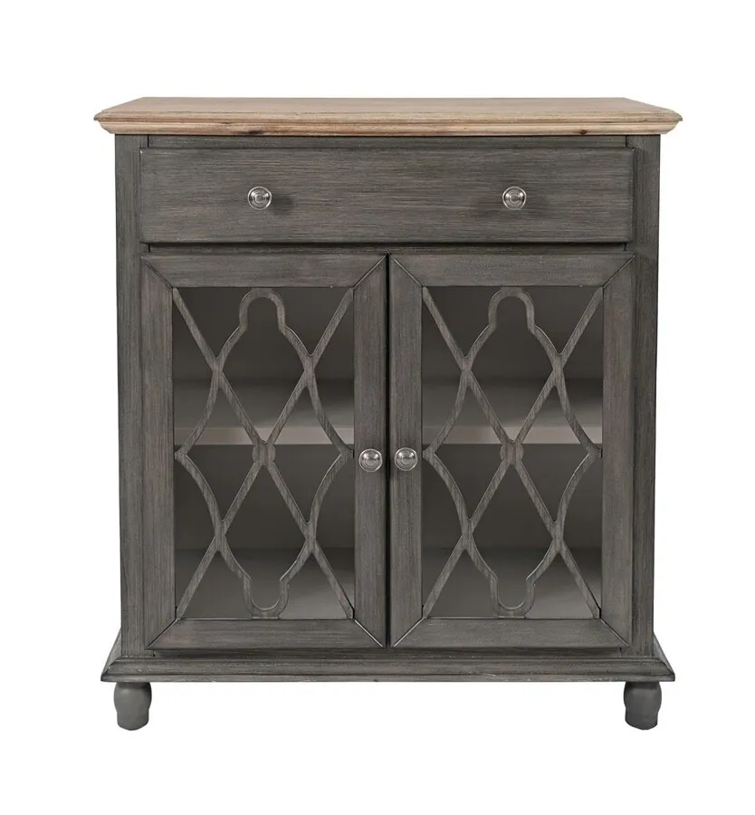 Komoda dwudrzwiowa AVOLA GREY 2D/1S - szary