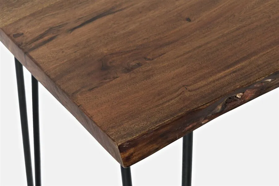 Stół barowy drewniany AVOLA NATURAL PIINE 132x71 - naturalny