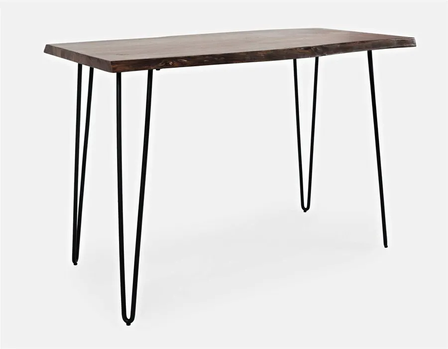 Stół barowy drewniany AVOLA NATURAL PIINE 132x71 - naturalny