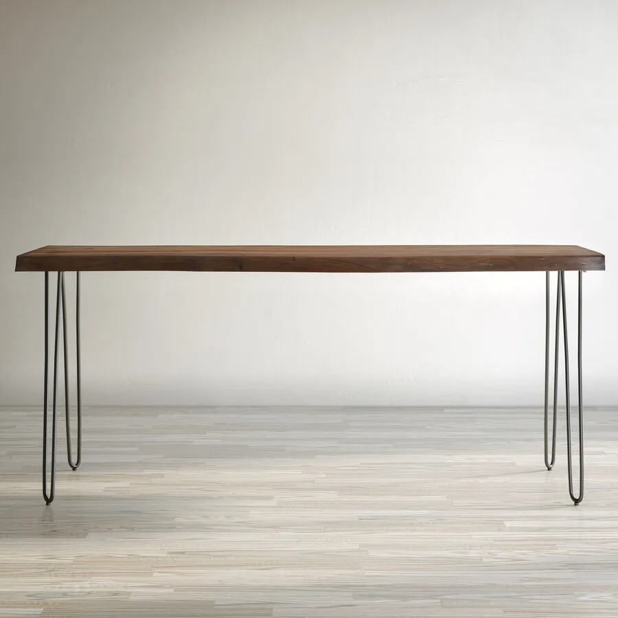 Stół drewniany AVOLA CHESTNUT 201x99 - orzechowy