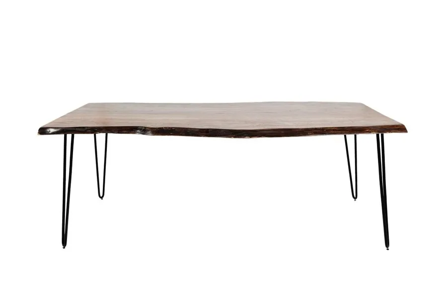 Stół drewniany AVOLA CHESTNUT 201x99 - orzechowy