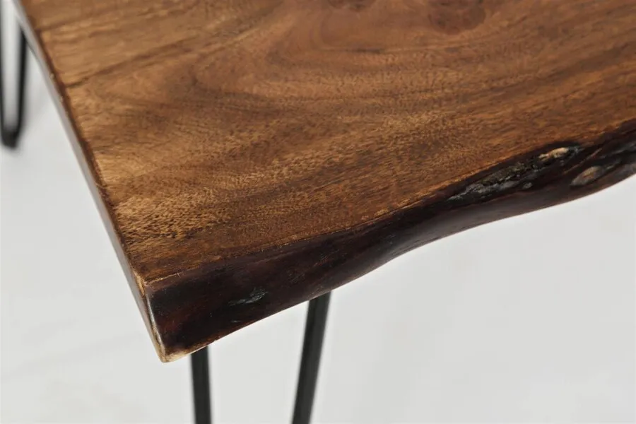 Stół drewniany AVOLA CHESTNUT 201x99 - orzechowy