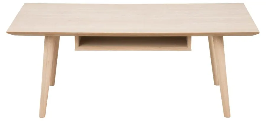 Stolik kawowy CENTURY 115x60 - dąb olejowany bielony