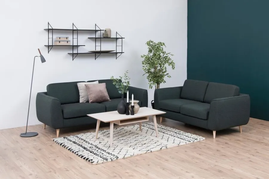 Stolik kawowy CENTURY 115x60 - dąb olejowany bielony