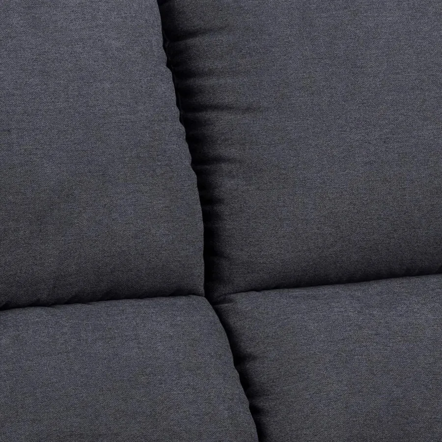 Sofa 3-osobowa z funkcją relaks SABIA - szary