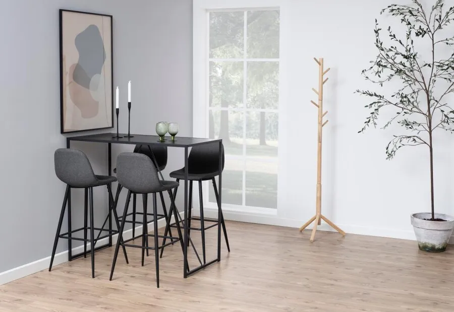 Stół barowy SEAFORD 120x60 - czarny