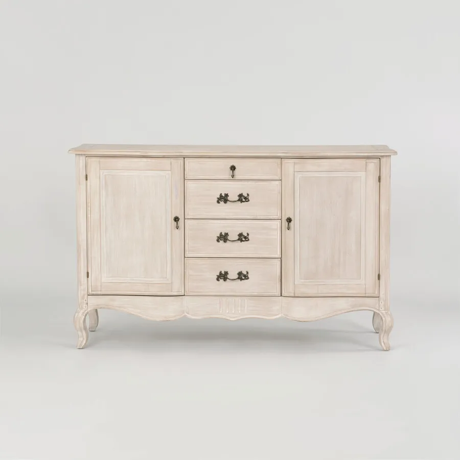 Komoda 2-drzwiowa z szufladami VENEZIA BIANCO 803K
