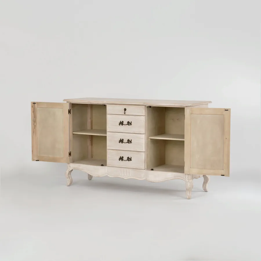 Komoda 2-drzwiowa z szufladami VENEZIA BIANCO 803K