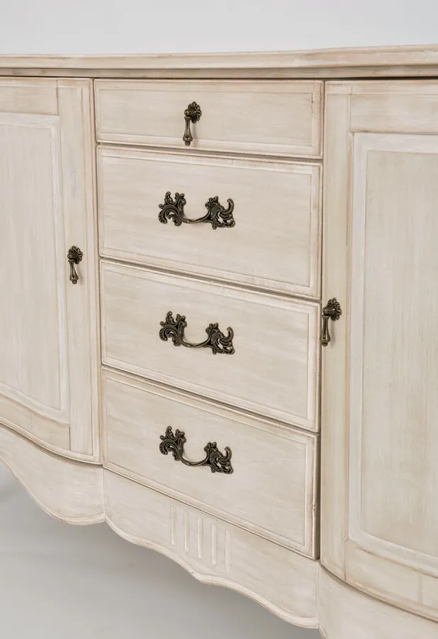 Komoda 2-drzwiowa z szufladami VENEZIA BIANCO 803K