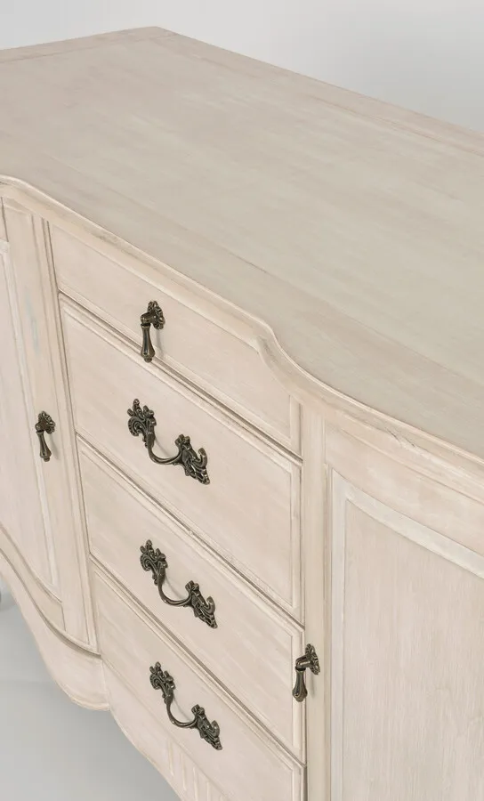 Komoda 2-drzwiowa z szufladami VENEZIA BIANCO 803K