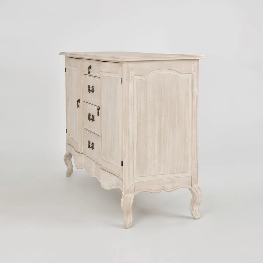 Komoda 2-drzwiowa z szufladami VENEZIA BIANCO 803K