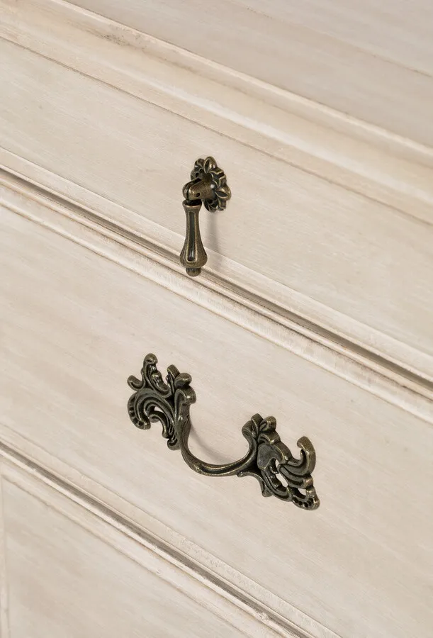 Komoda 2-drzwiowa z szufladami VENEZIA BIANCO 803K