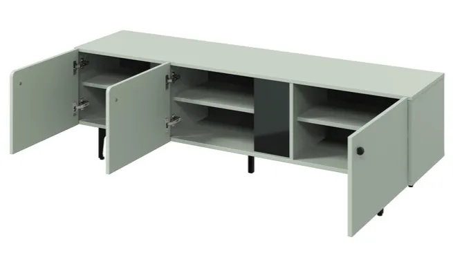 Szafka RTV 3-drzwiowa COLOURS CS-06 - szałwiowy