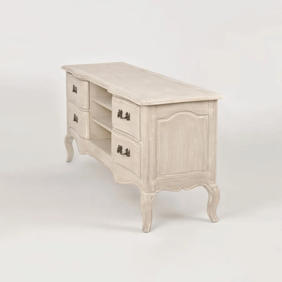 Komoda RTV z szufladami VENEZIA BIANCO 834K - beżowy