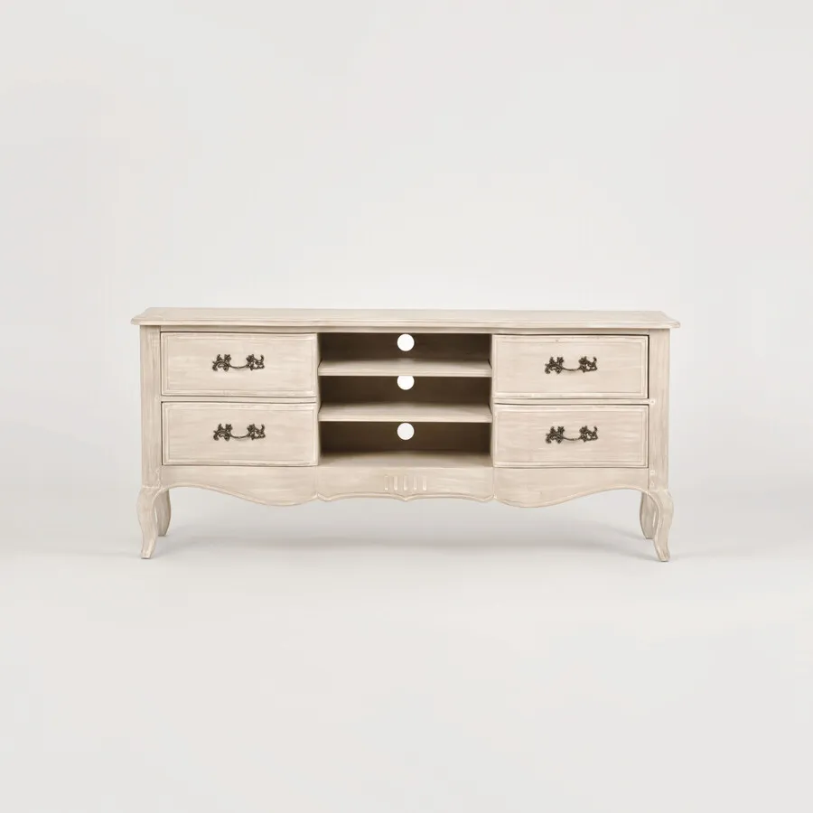 Komoda RTV z szufladami VENEZIA BIANCO 834K - beżowy