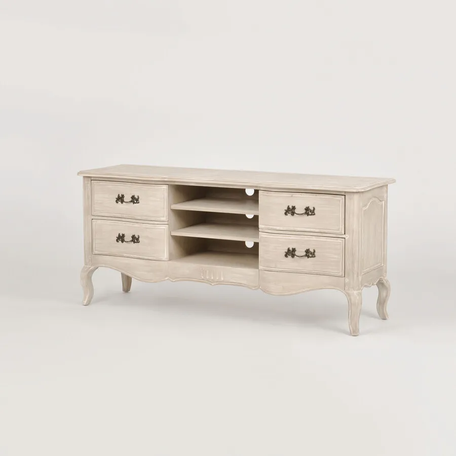 Komoda RTV z szufladami VENEZIA BIANCO 834K - beżowy