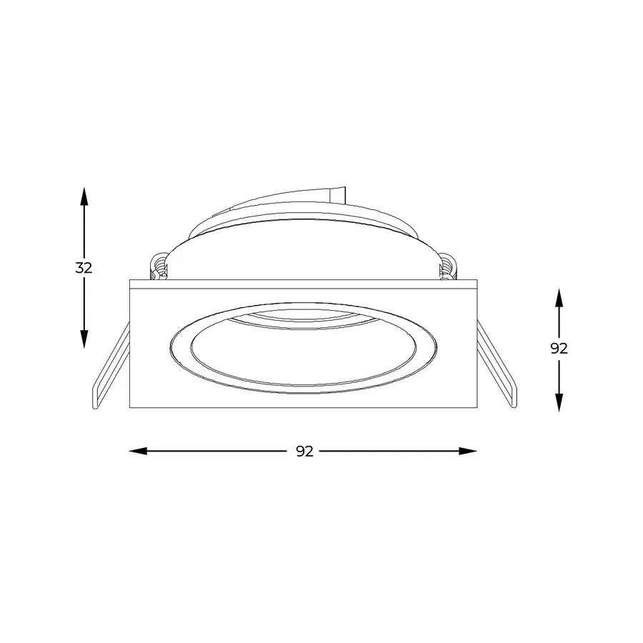 Lampa spot CHUCK 92703-N - biały