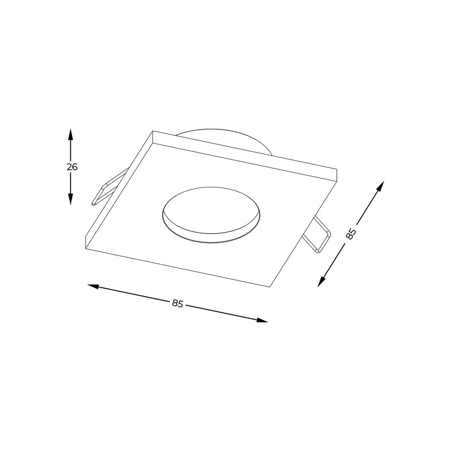 Lampa spot CHIPO ARGU10-032-N - czarny