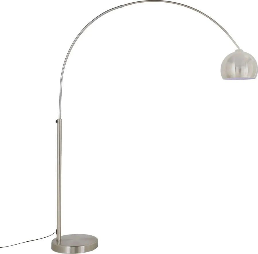 Lampa podłogowa LOUNGE SATIN SMALL DEAL ECONO - srebrny