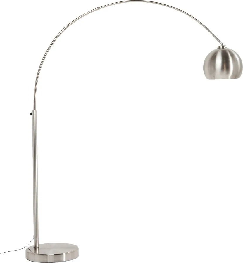 Lampa podłogowa LOUNGE SATIN SMALL DEAL ECONO - srebrny