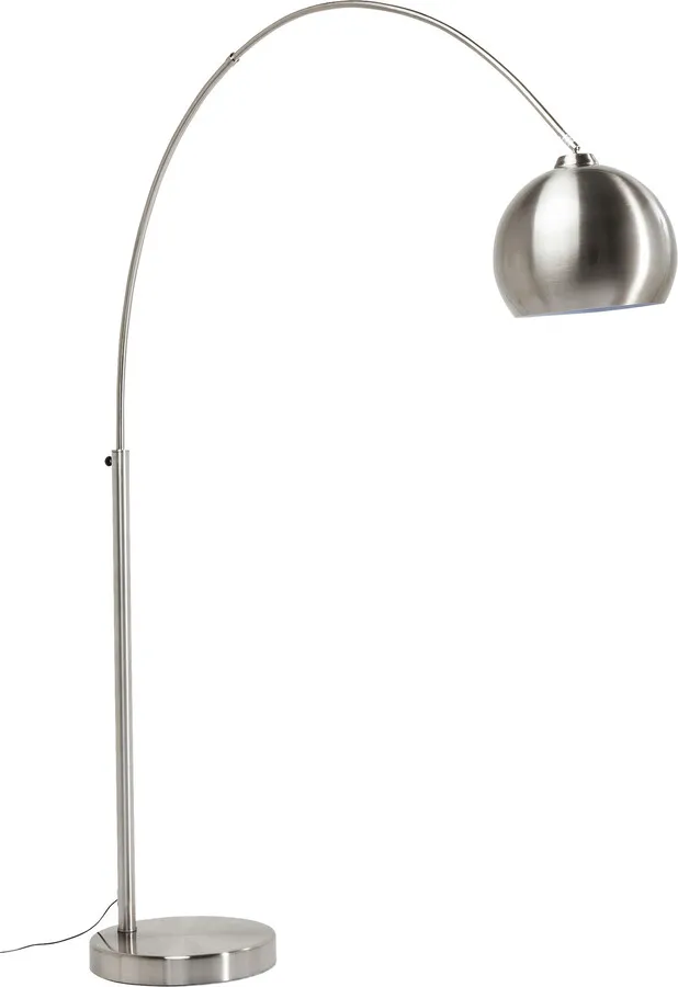 Lampa podłogowa LOUNGE SATIN SMALL DEAL ECONO - srebrny