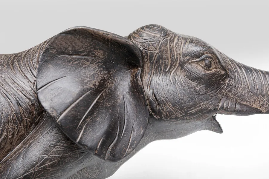 Figurki dekoracyjne ELEFANT ZIRKUS - brązowy