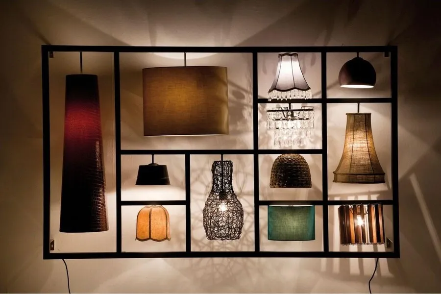 Lampa ścienna PARECCHI - multikolor