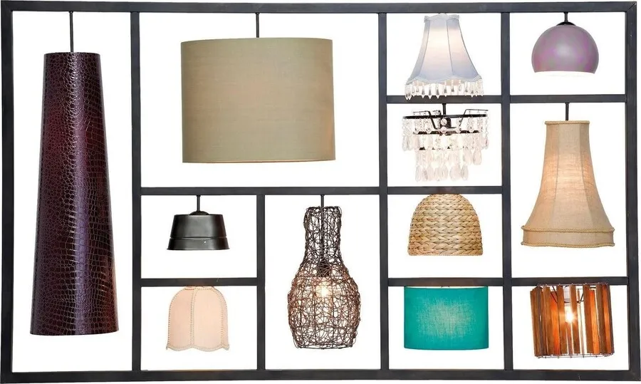 Lampa ścienna PARECCHI - multikolor