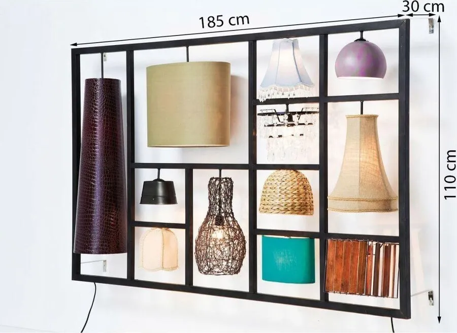 Lampa ścienna PARECCHI - multikolor