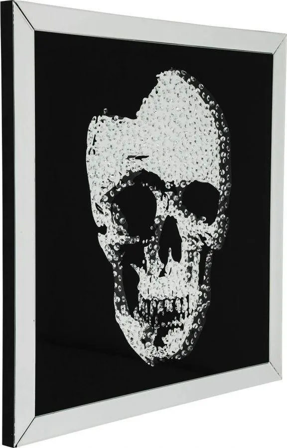 Obraz szklany MIRROR SKULL 100x100