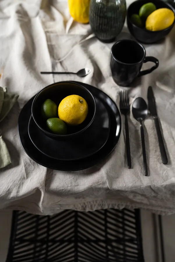 Miska ceramiczna ORGANIC 15 - czarny
