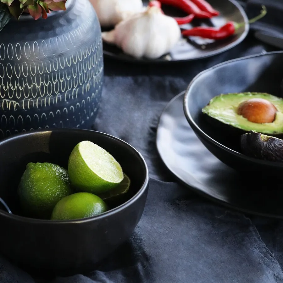 Miska ceramiczna ORGANIC 15 - czarny