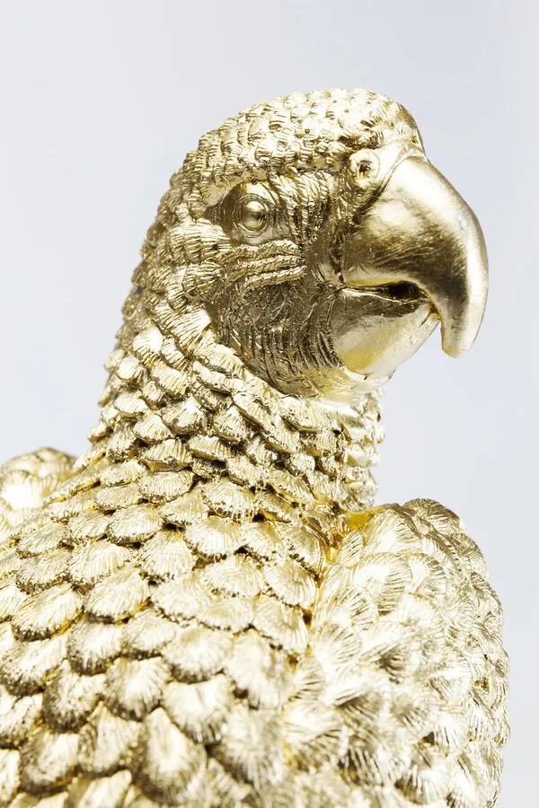 Pojemnik dekoracyjny PARROT - złoty/czarny