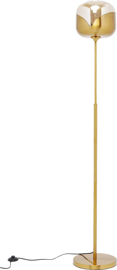 Lampa podłogowa GOBLET BALL - mosiądz